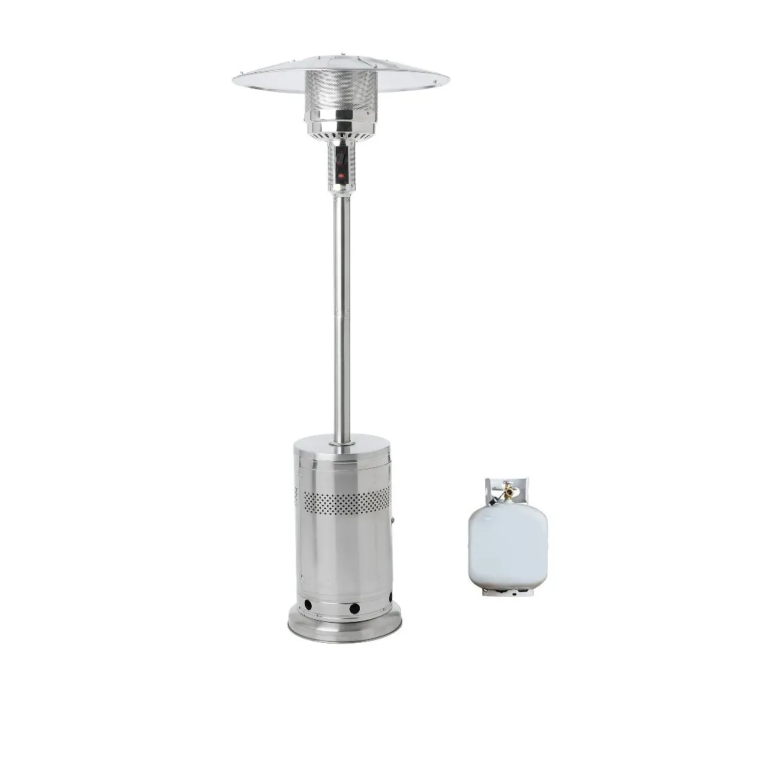 Patio Heater w/Propane (Silver)
