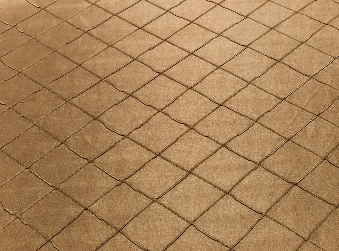 Camel Pintuck Linen
