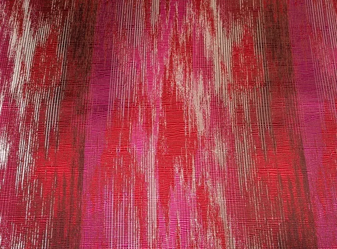 Red Abstract Linen