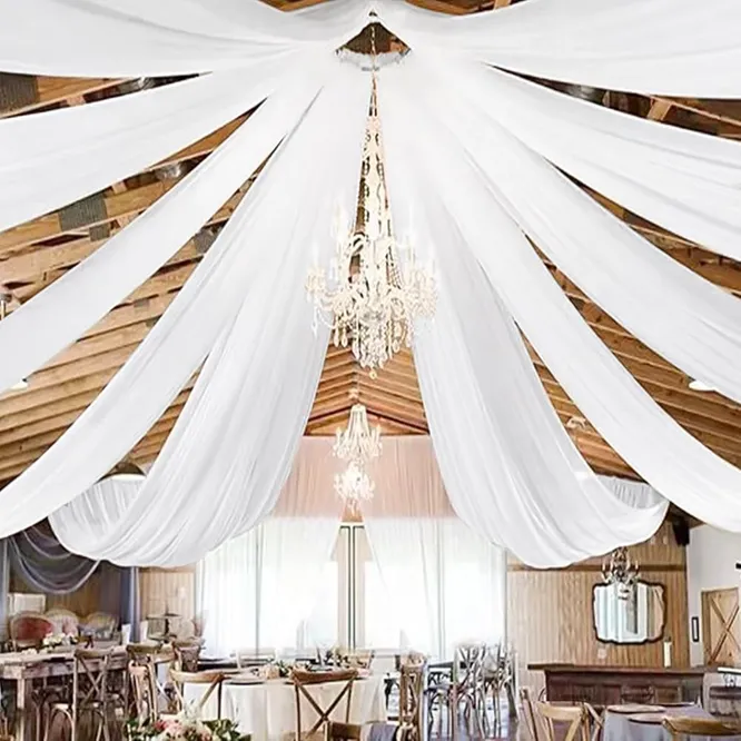Tent Drape White 8 Panel