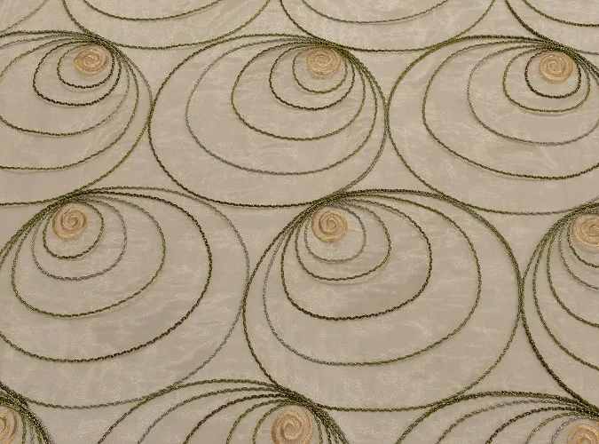 Gold Shimmer Swirl Linen