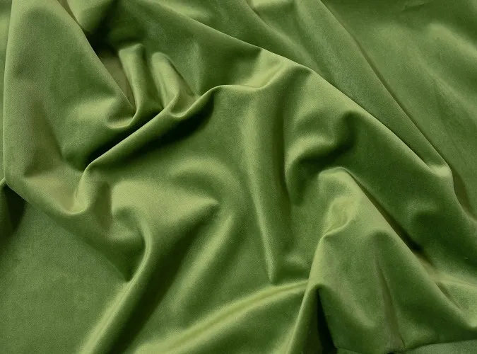 Leaf Plush Velvet Linen