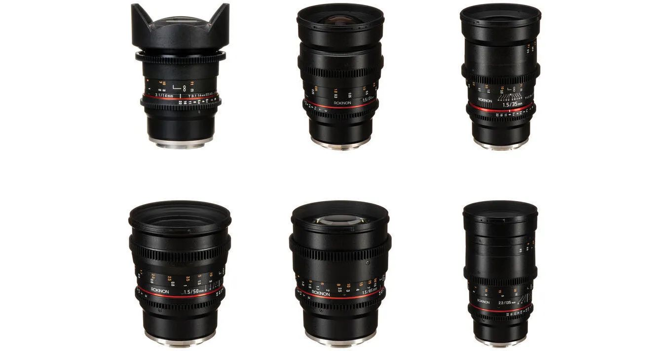 Rokinon Cine DS 6 Lens Kit EF