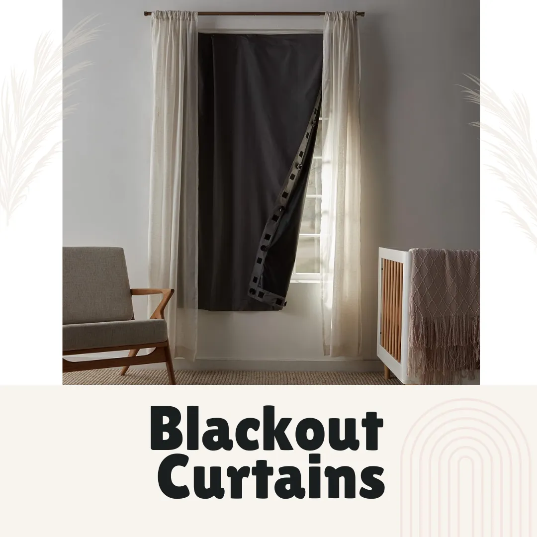 Portable Blackout Curtain Shade with Suction Cups, 50" x 78"
