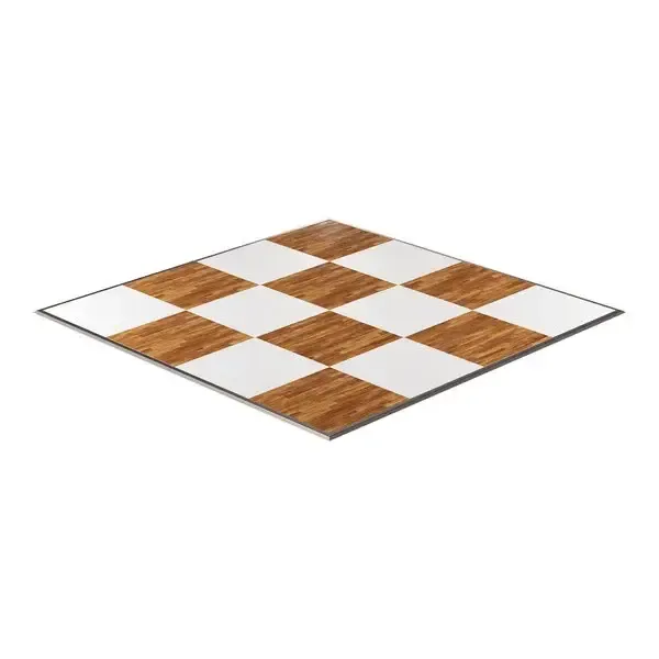  Premium Dance Floor - New England Plank and White