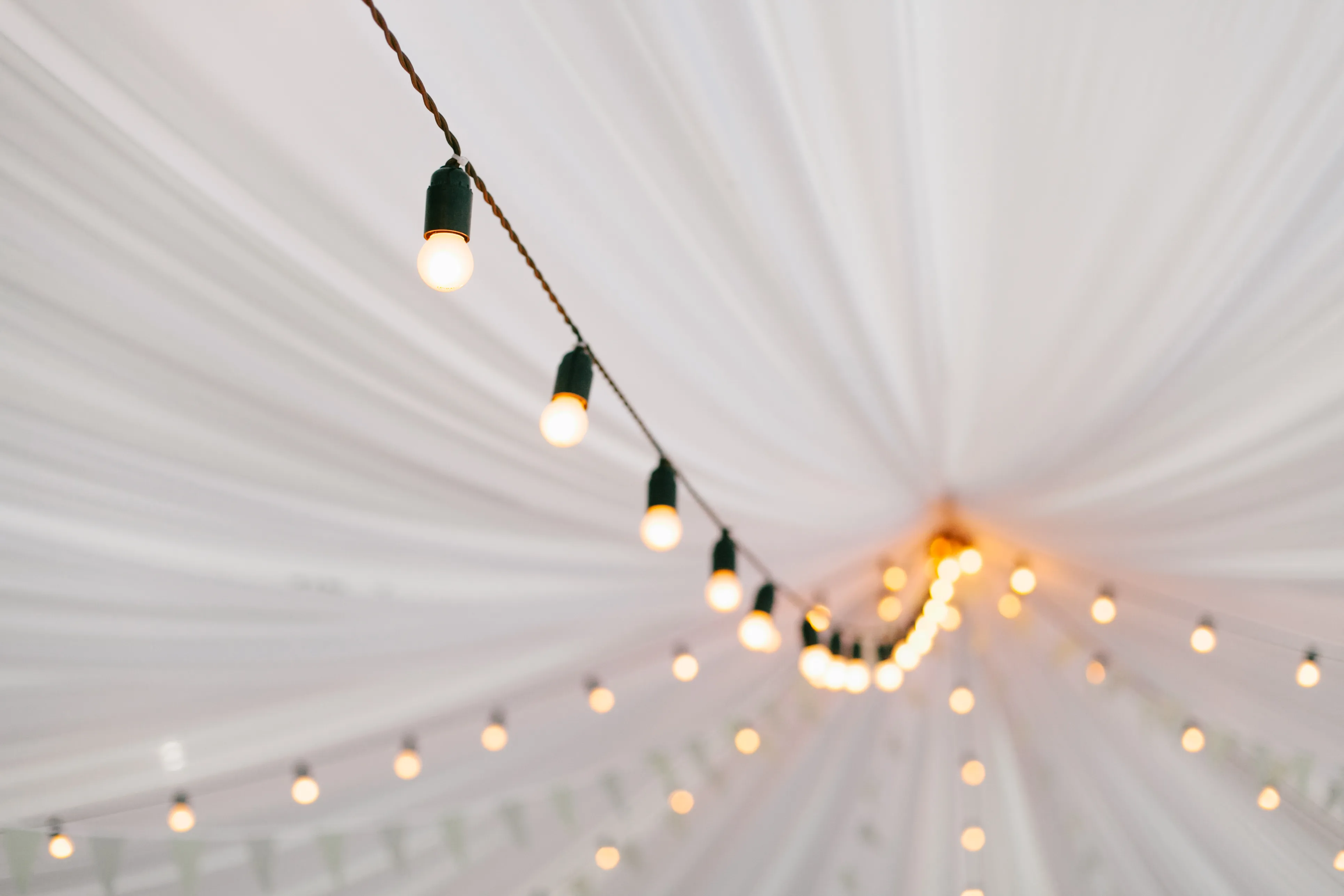 30x60 Tent Bistro Lighting Package