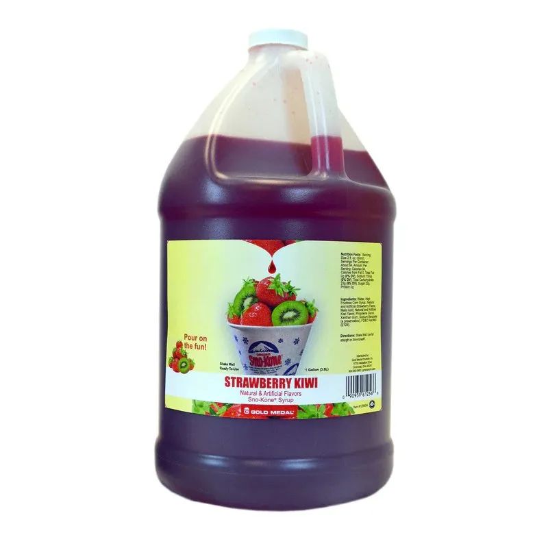 Strawberry Kiwi Gallon Slushy Machine Syrup/Drink Mix