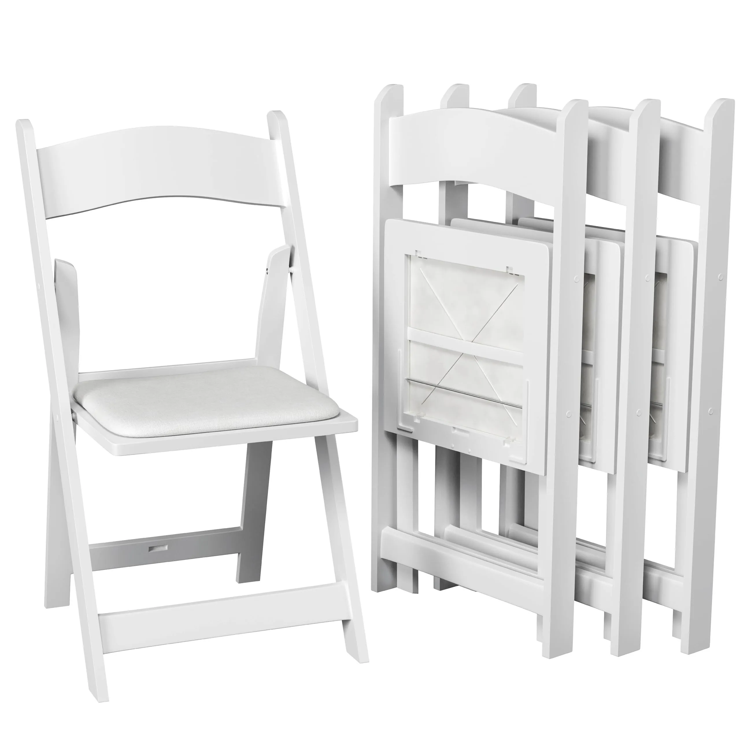 White Resin Chairs
