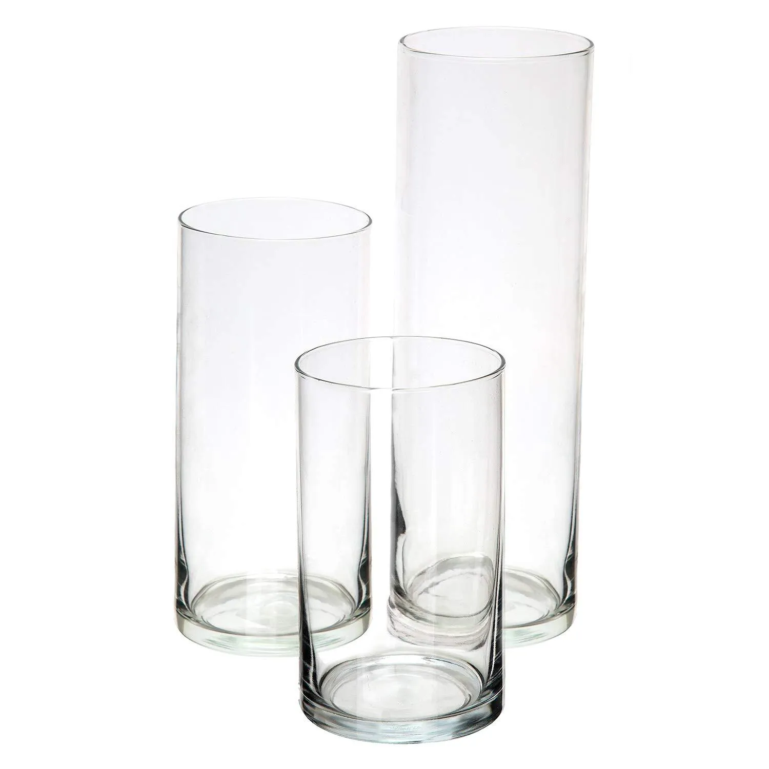 small cylinder glass vase 