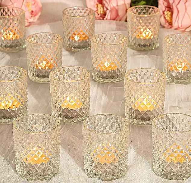 Ribbed Votive Candles