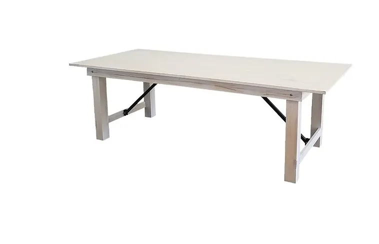 Whitewash Farm Table 40 x 96 Seats 10