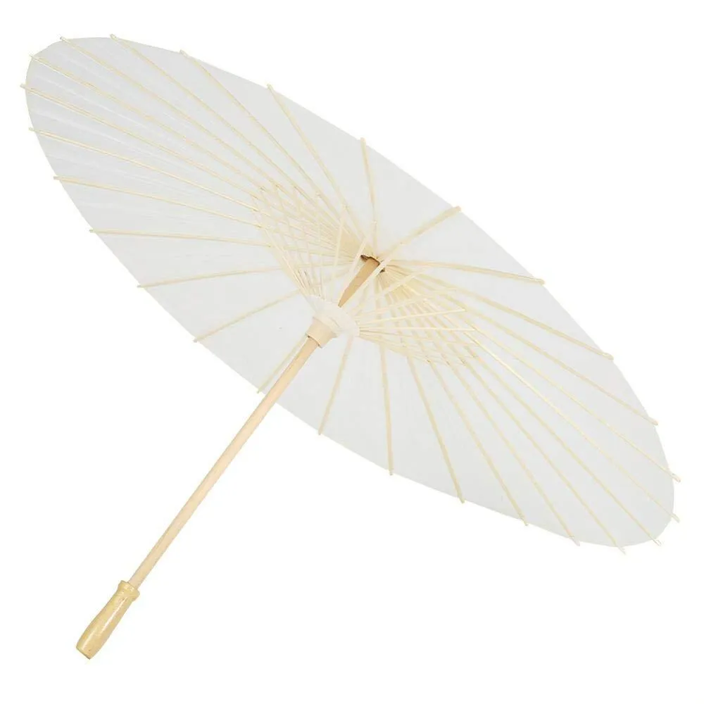 Paper White Umbrellas