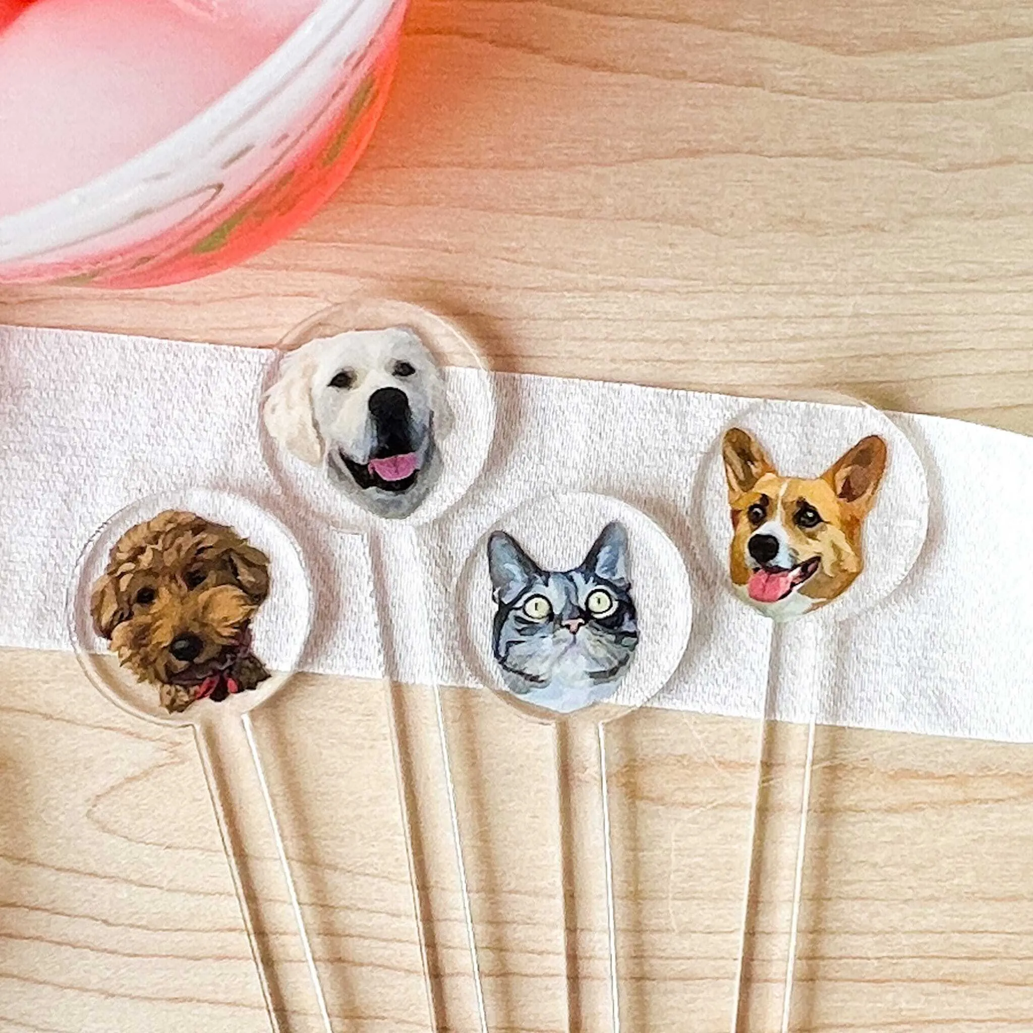 Round Swizzle Sticks with your Personalization
