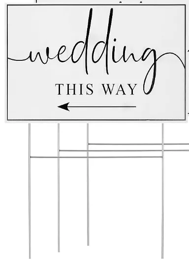 Directional Yard Sign
