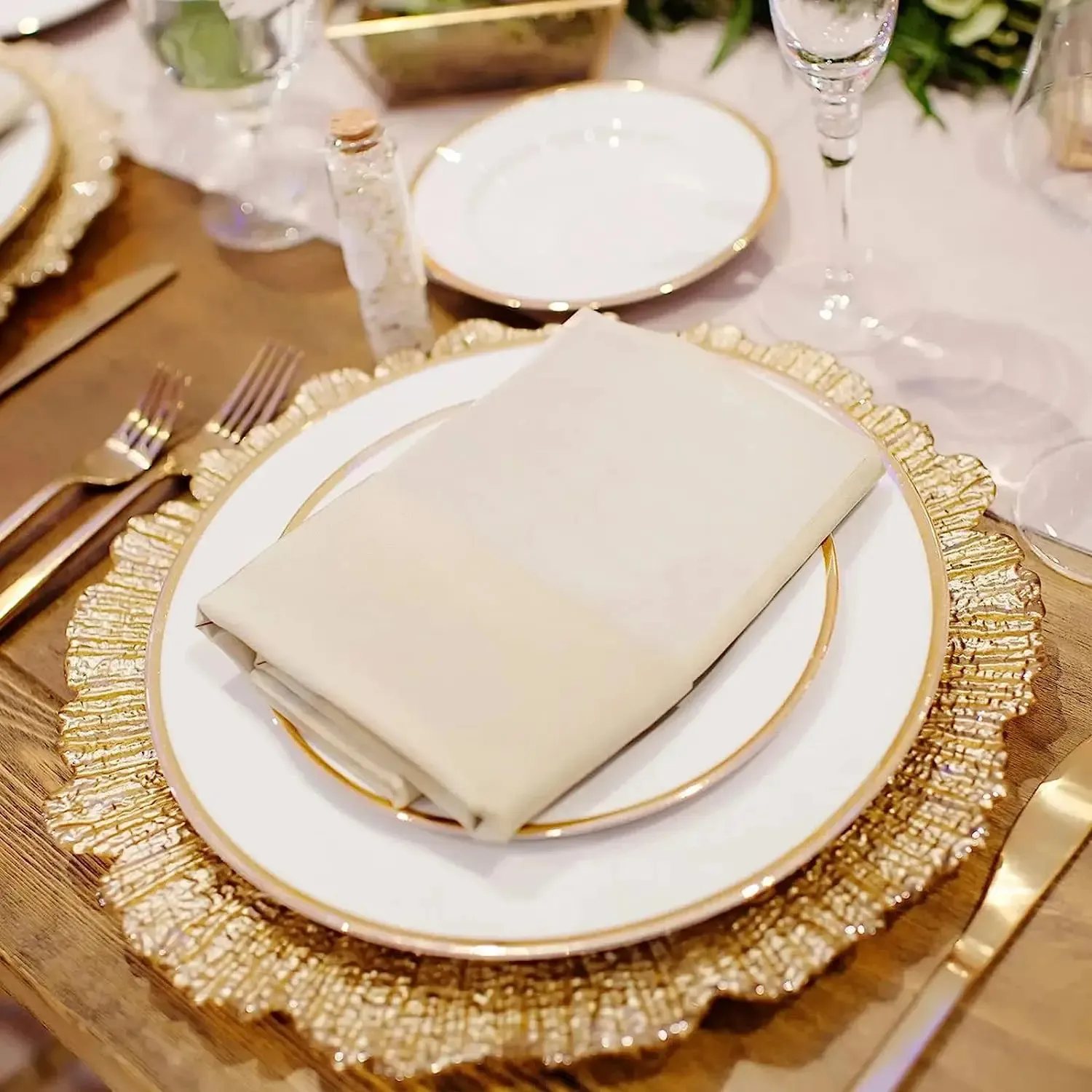 Gold Reef Charger Plate