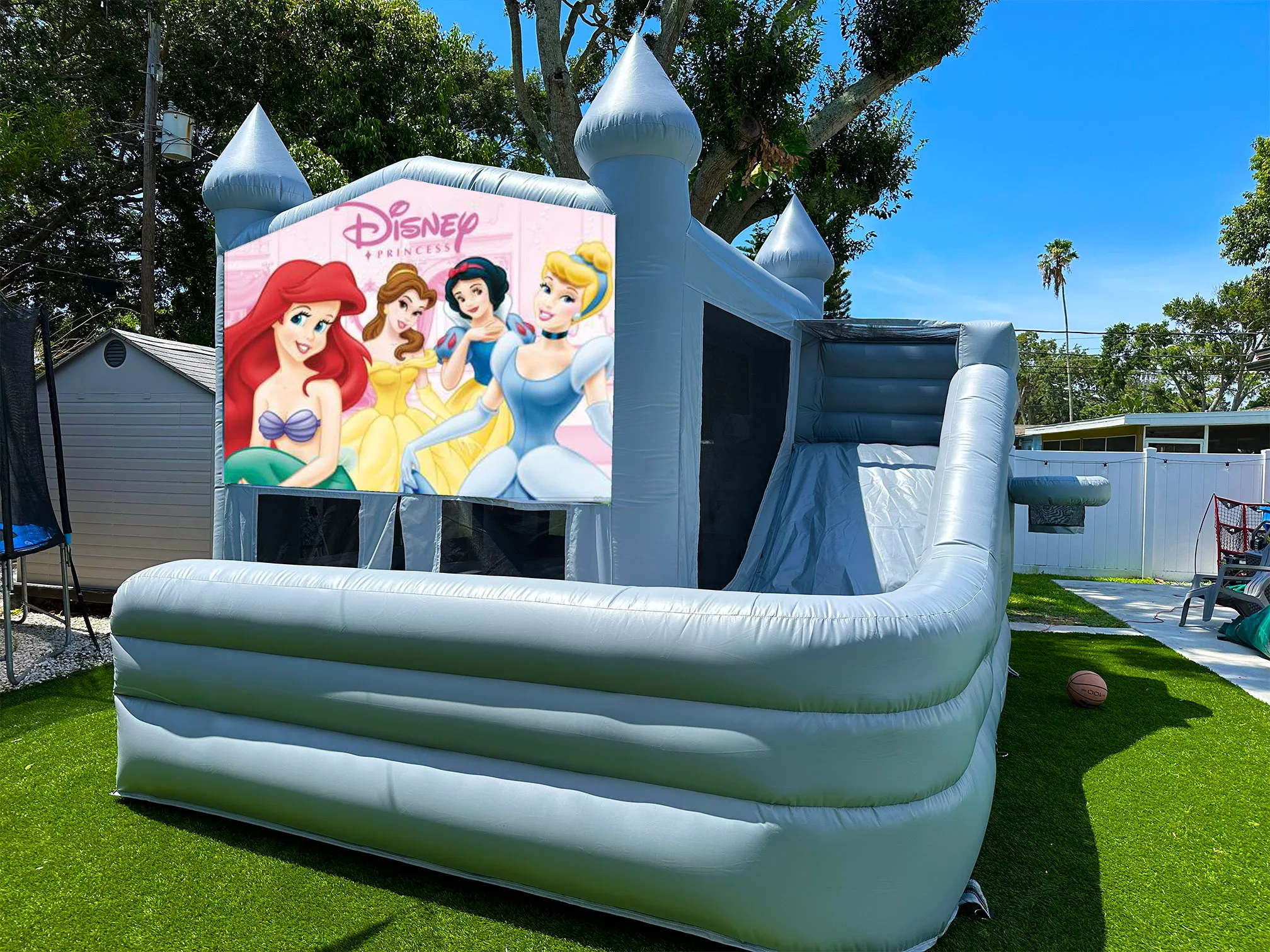 Disney Princess Bounce Slide (WET or DRY) 16 x 16 x 16 | Quality Bounce