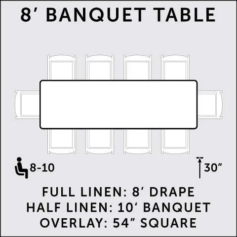 8 FT Rectangle Table