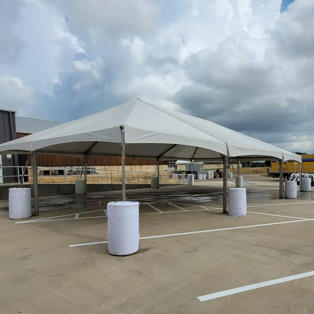 HIGH PEAK MARQUEE and Commercial High-Rise Canopy Tent: Good Weather Barrel weights (good up to 15 mph winds) priced per barrel
