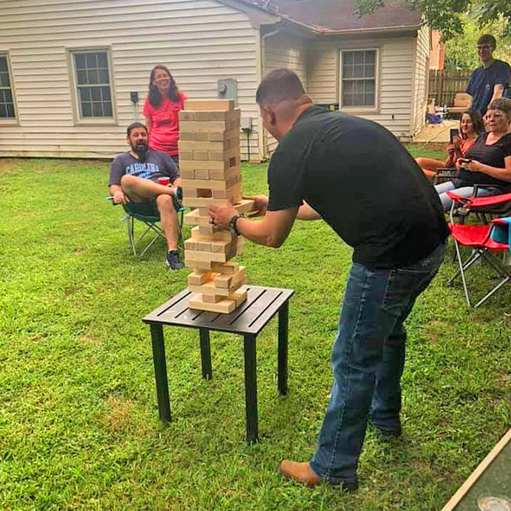 Giant Jenga Toy / Extra Large Jello Shot slot.