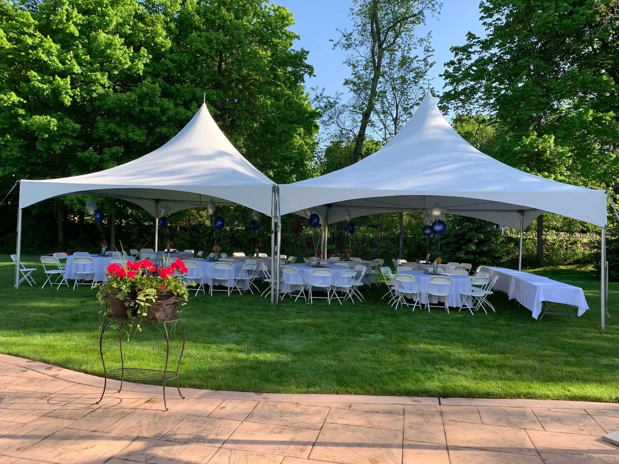 HIGH PEAK MARQUEE TENT 20 by 40 Feet (Seating for 96 guest) Included