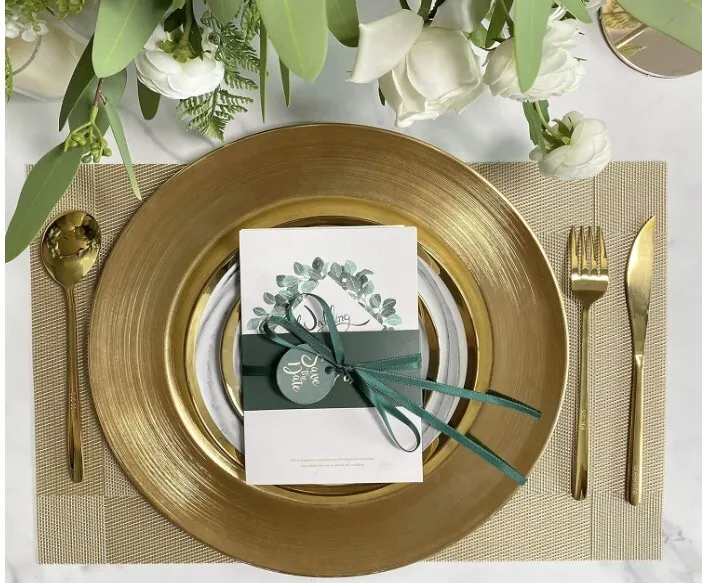 Gold Charger plate