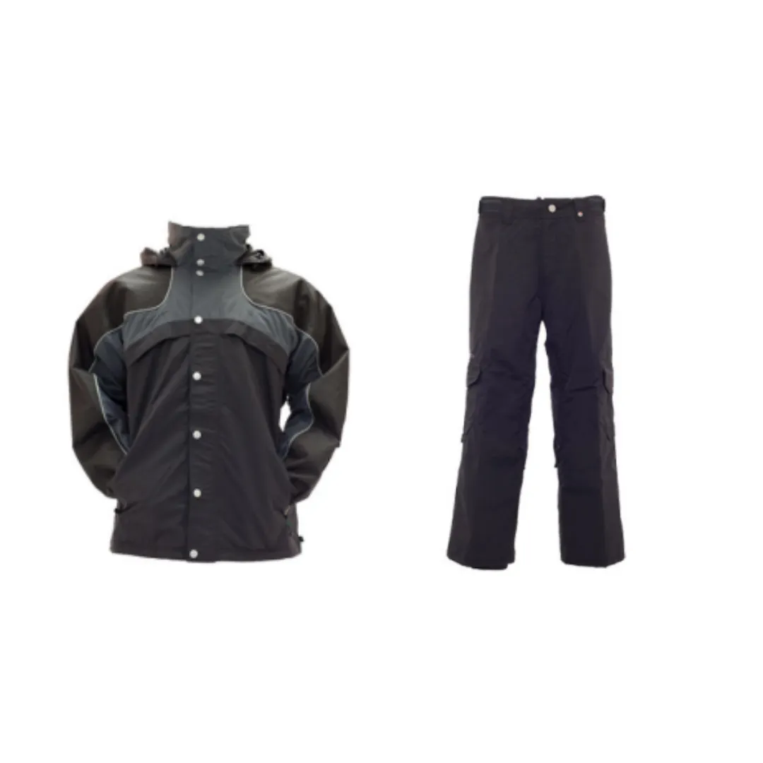 Adult Jacket AND Pants Black Mountain Equipment ski & snowboard hire