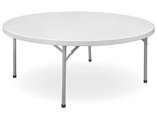 72 in Round Folding Table