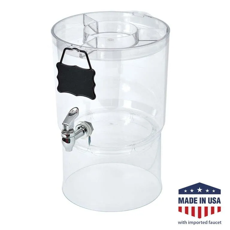  Buddeez 2.0 Gallon Party Top Beverage Dispenser, Clear