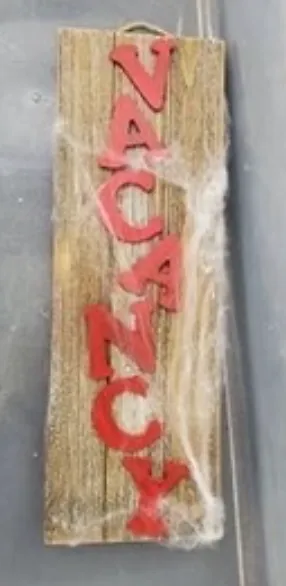 Vacancy Sign