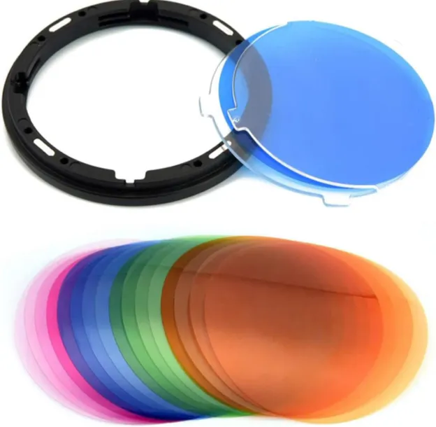 Godox AK-R16 Diffuser Plate with V11T Color Temperature Adjustment Gel Set