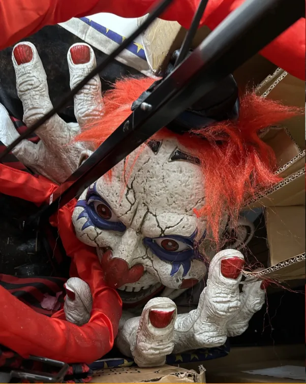 Big Creepy Clown Decoration