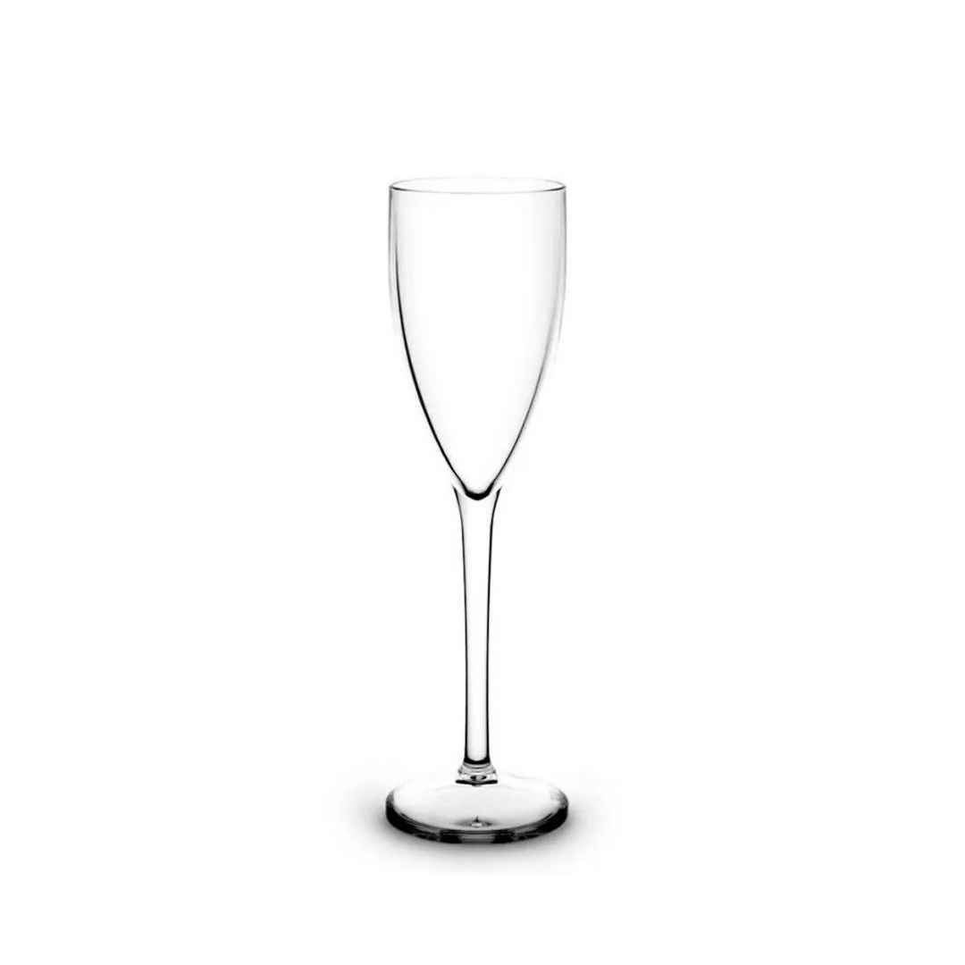 Copa de champán de plástico 15cl