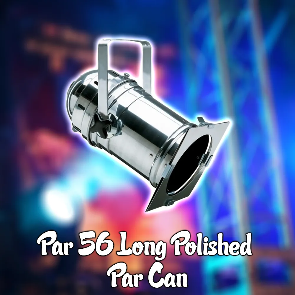 Par 56 Long Polished 300 watt Par Can