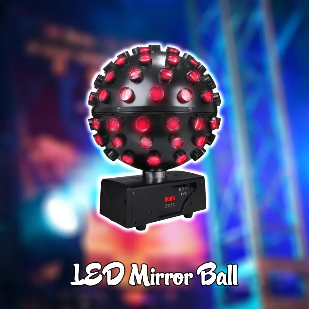 LED Mirror Ball Disco Effect Light