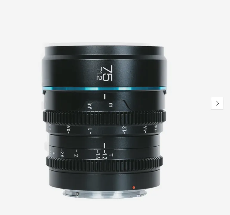 Sirui Night Walker 75mm T1.2 Cine Lens (MFT, S35, Matched Set)