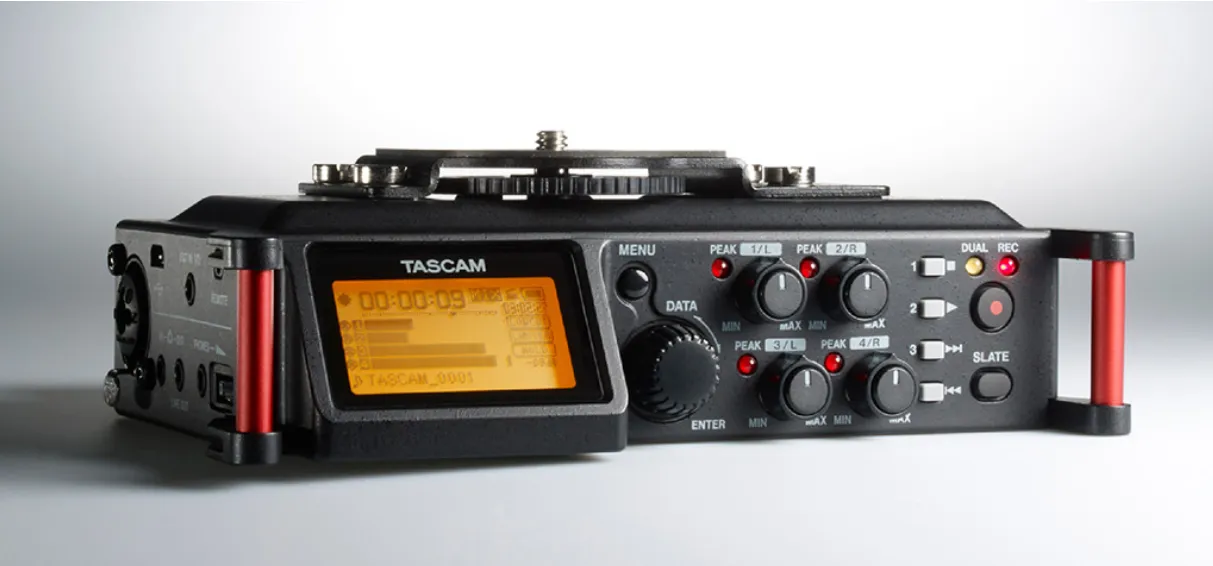 Tascam DR-70D 4-Channel DSLR Audio Recorder