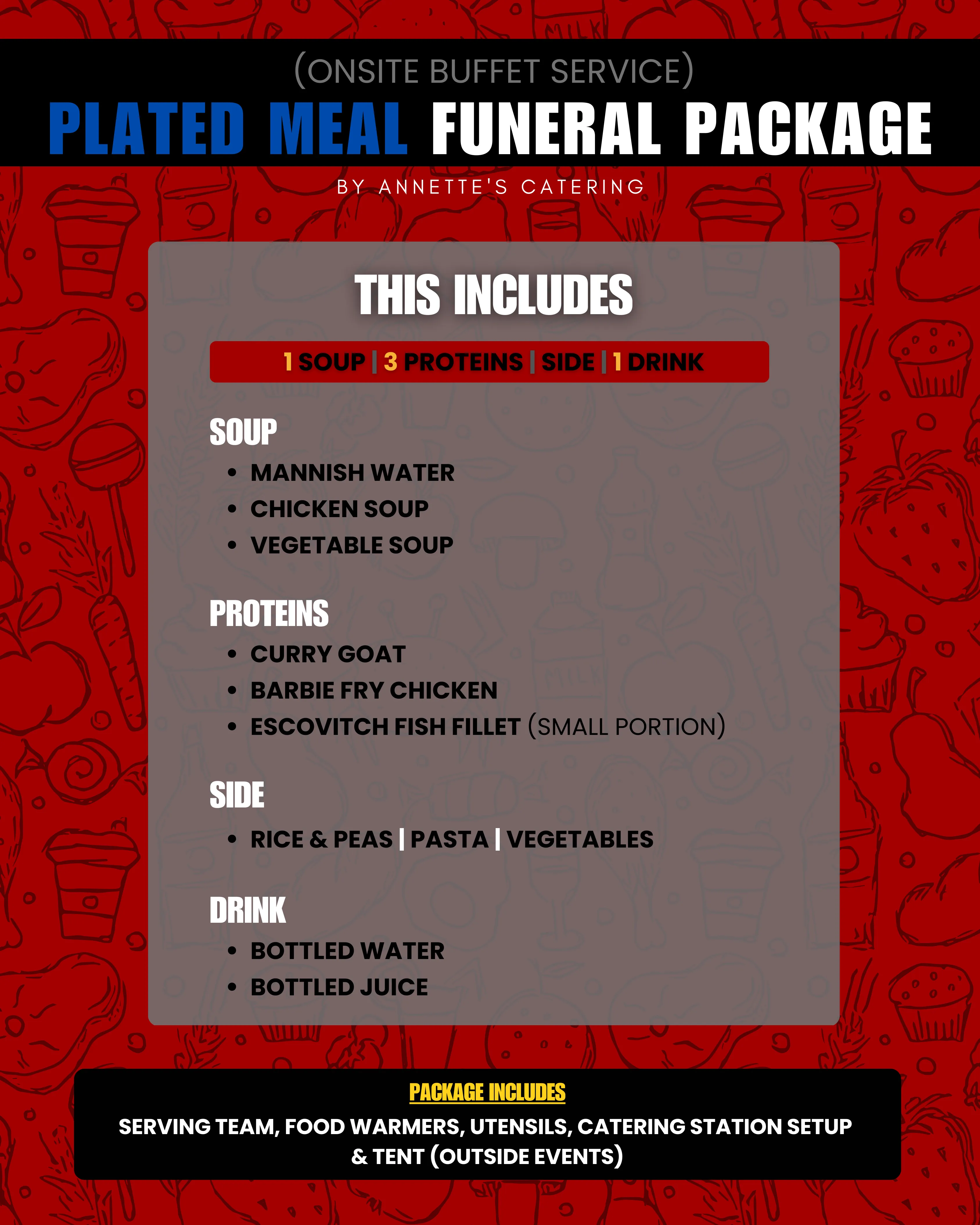 Plated - Funeral Package:
