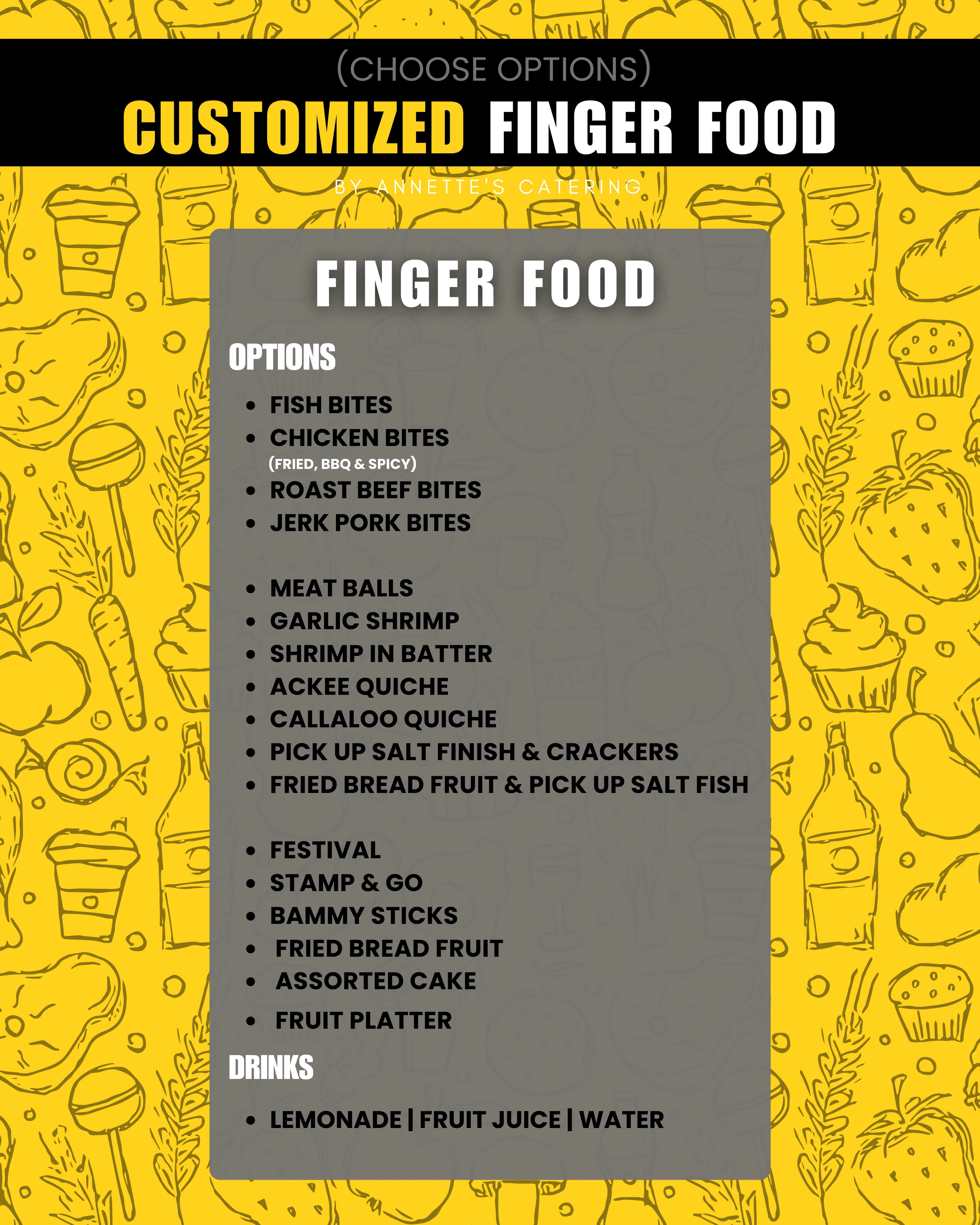 Customize Option: