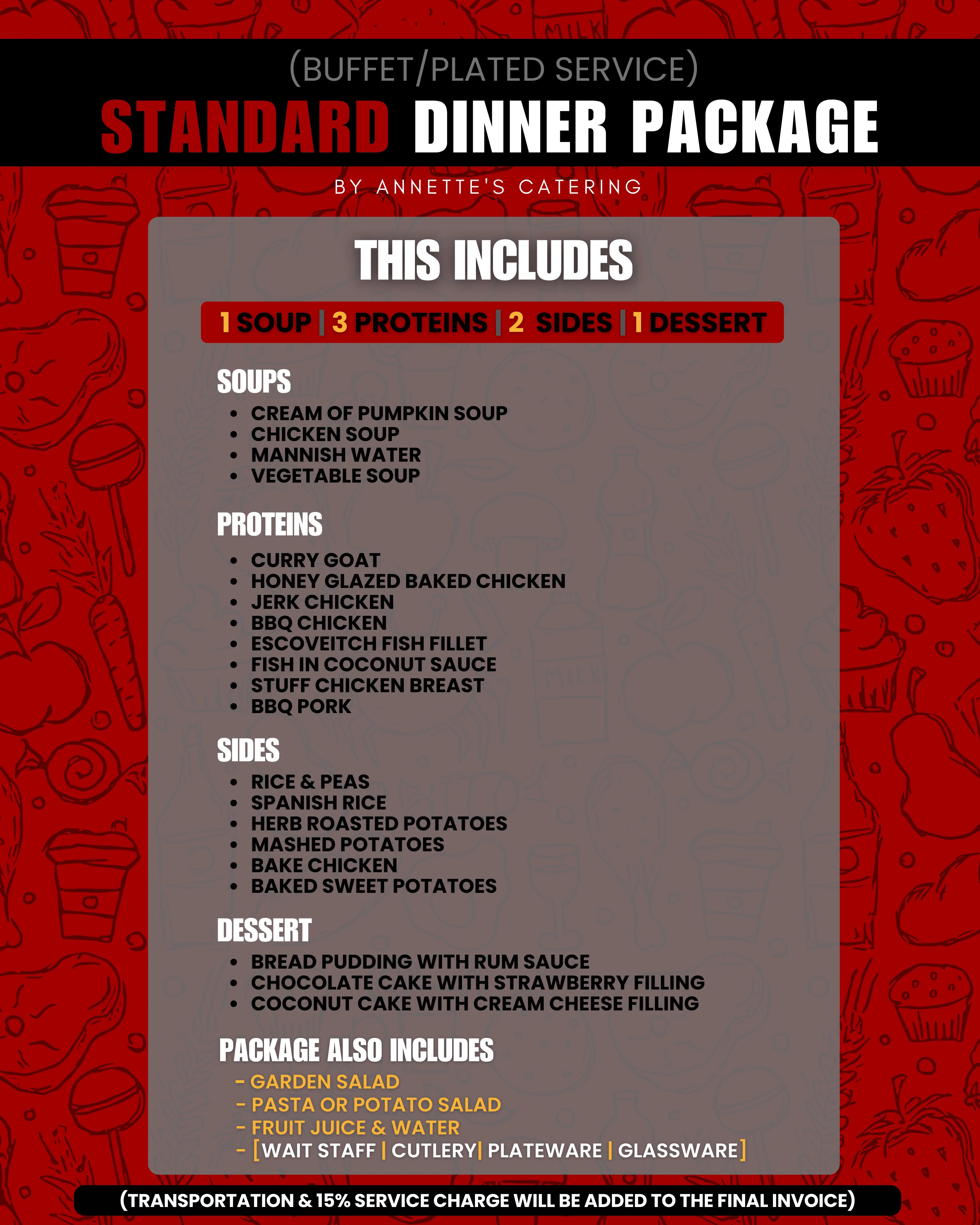 Standard - Dinner Package: