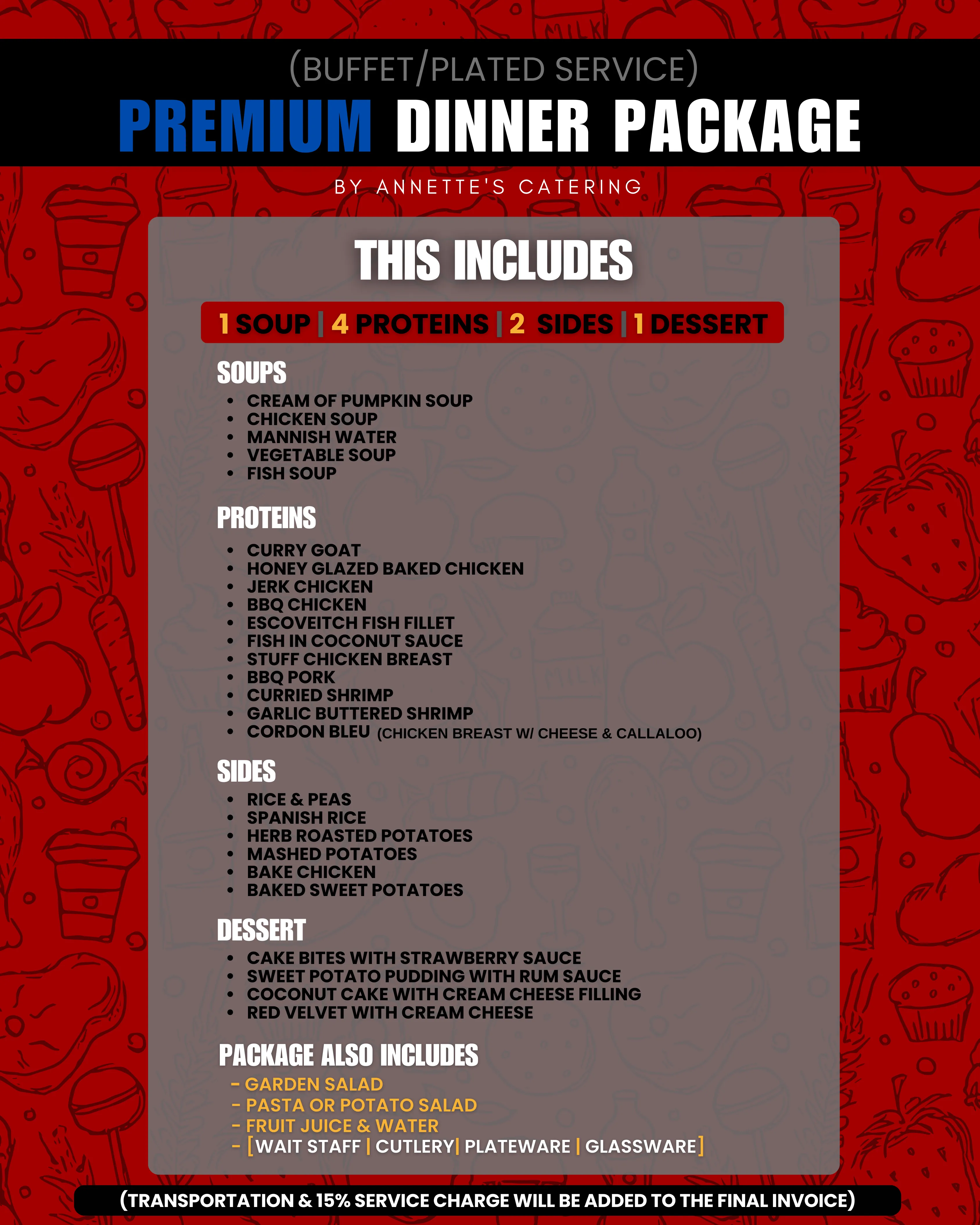 Premium - Dinner Package: