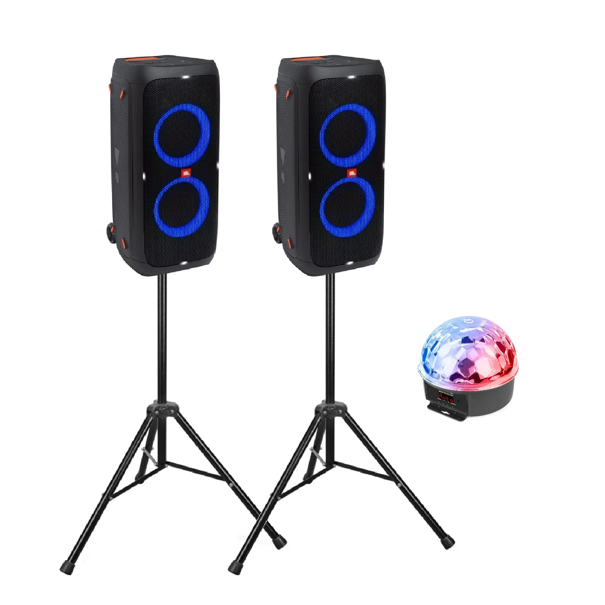 2x JBL Partybox 310 + Jelly discolamp huren