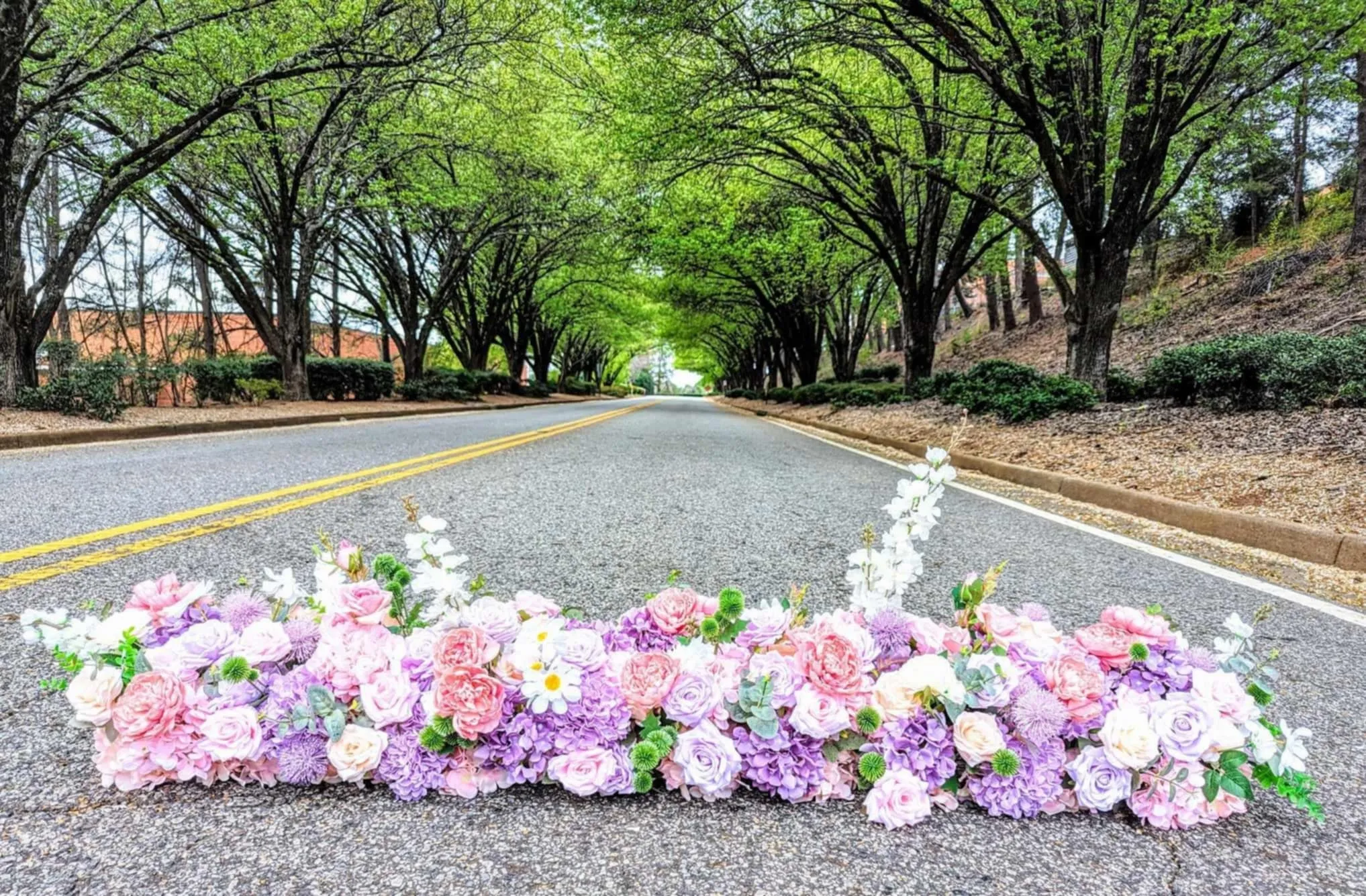 Large Mixed Flower Row