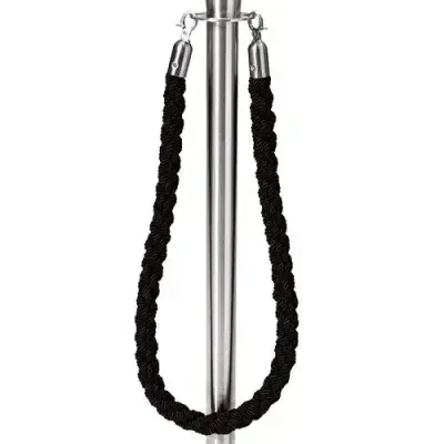 Sort flette bånd 150cm for Køordner Stolpe