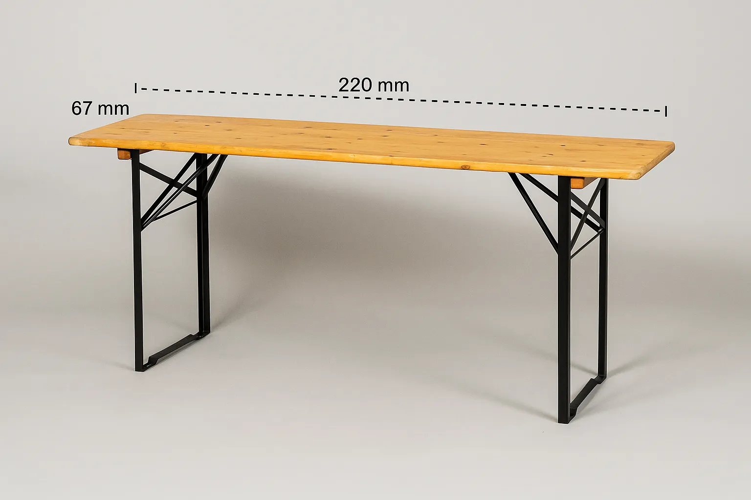 Festivalbord 220x80