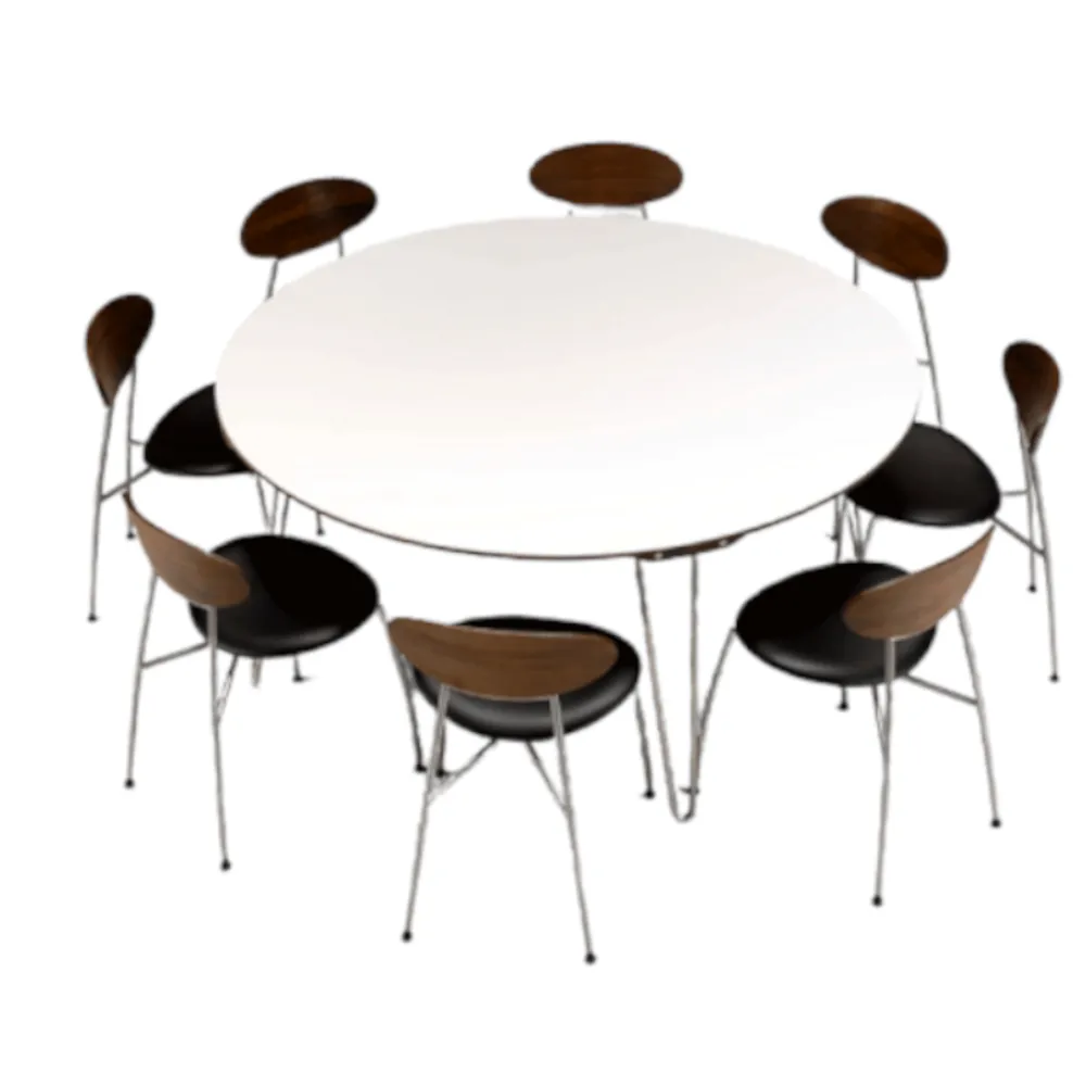 rundt bord 160cm