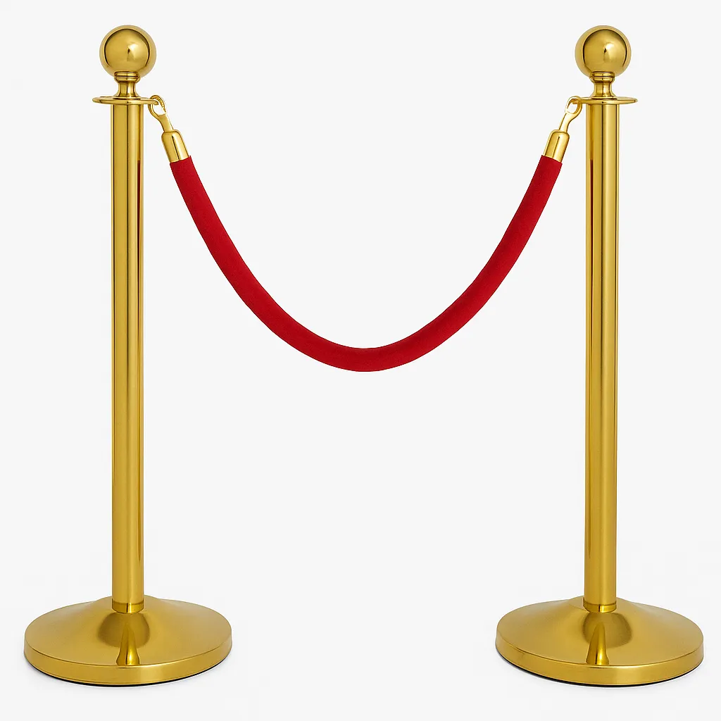 Rødt bånd 150cm for Køordner Stolpe