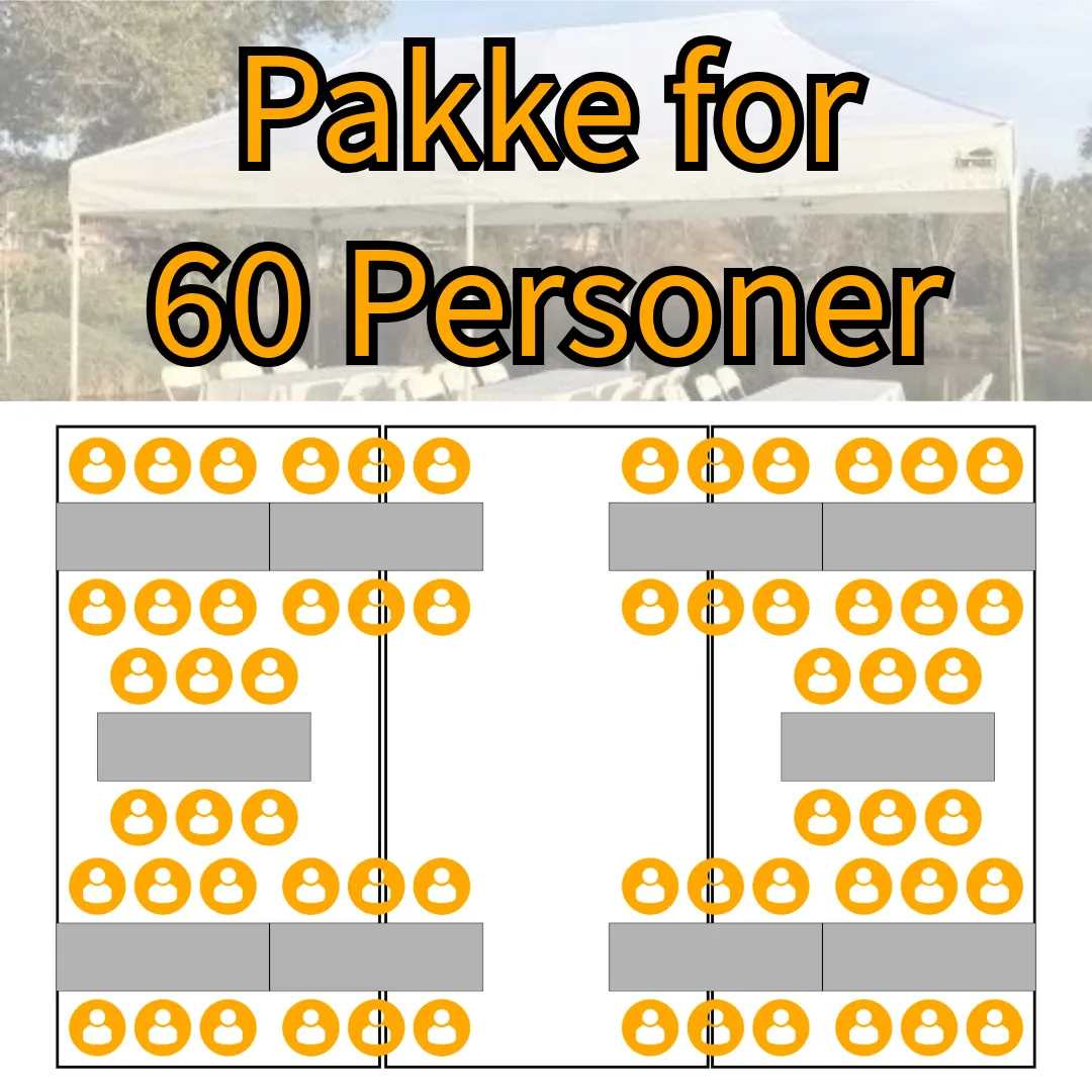 Teltpakke 60 PAX