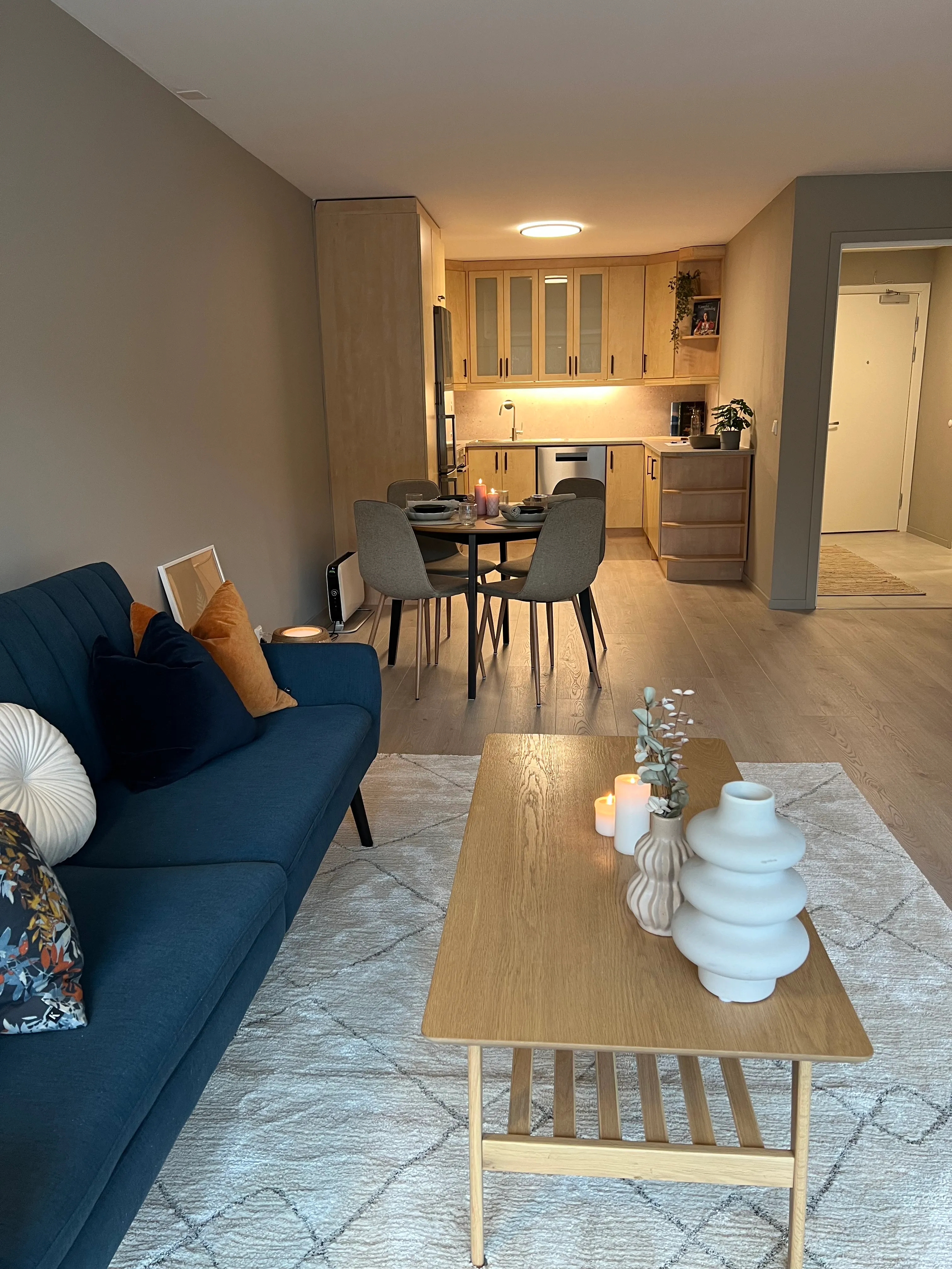Blå Sofa
