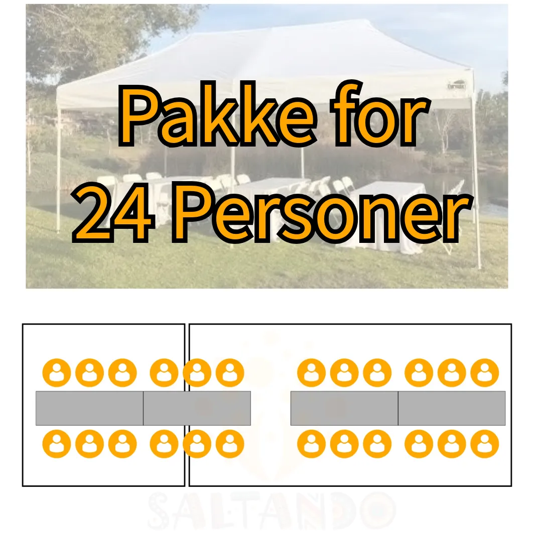 Teltpakke 24 pax