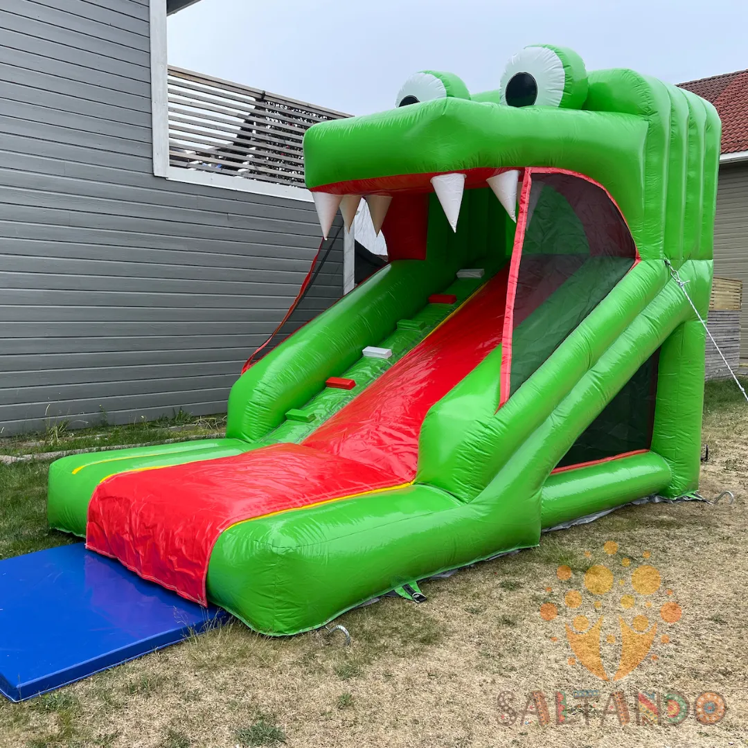 Hoppeslott Krokodille sklie 3 meter | Saltando Event og utleie av ...